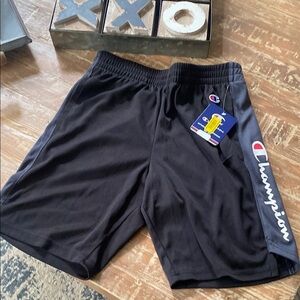 Champion Black Athletic Shorts Lightweight Design w/pockets